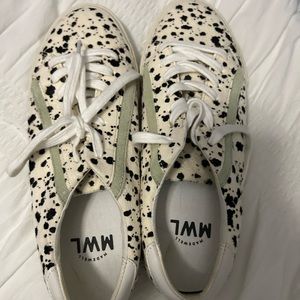Madewell Cow Print Sneakers
